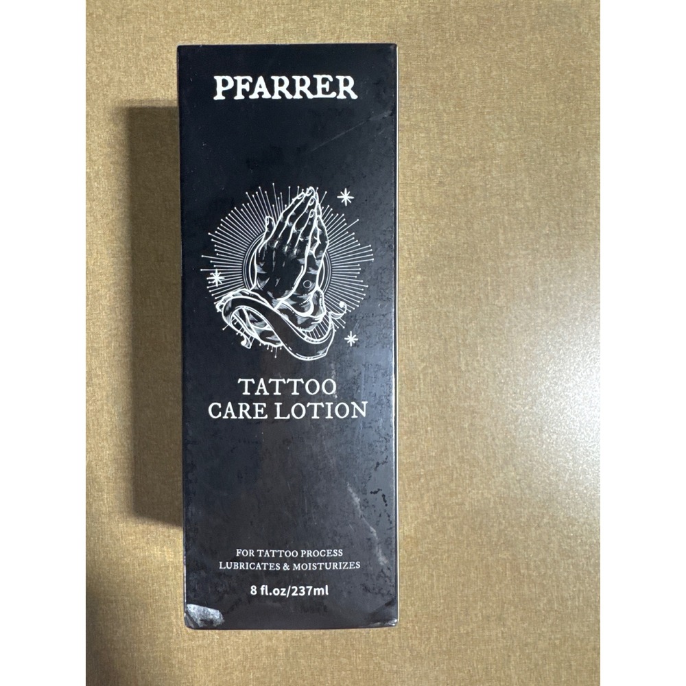 Pfarrer Tattoo Care Lotion for‎ Tattoo Process Lubricates Moisturizes 8 fl oz
